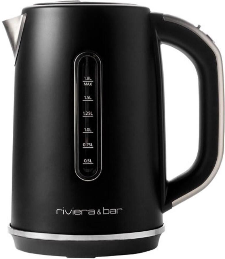 Riviera Waterkoker Alma Instelbare temperatuur 1 8 L 2400 W & Bar Zwart
