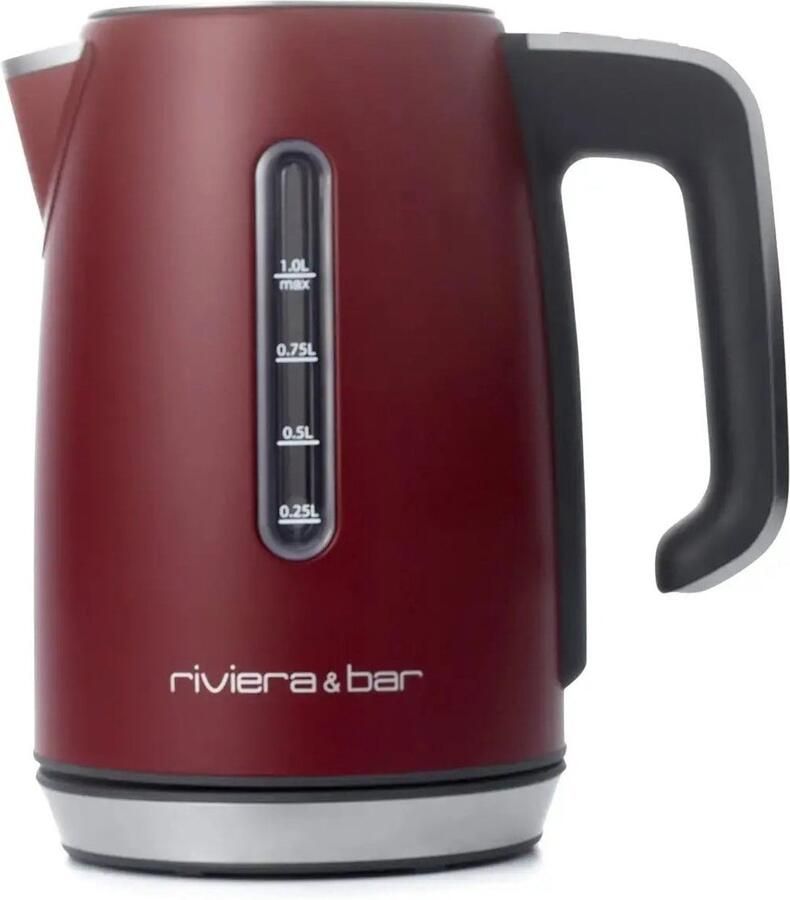 Riviera&bar Waterkoker Lisa 1 L Deep Red