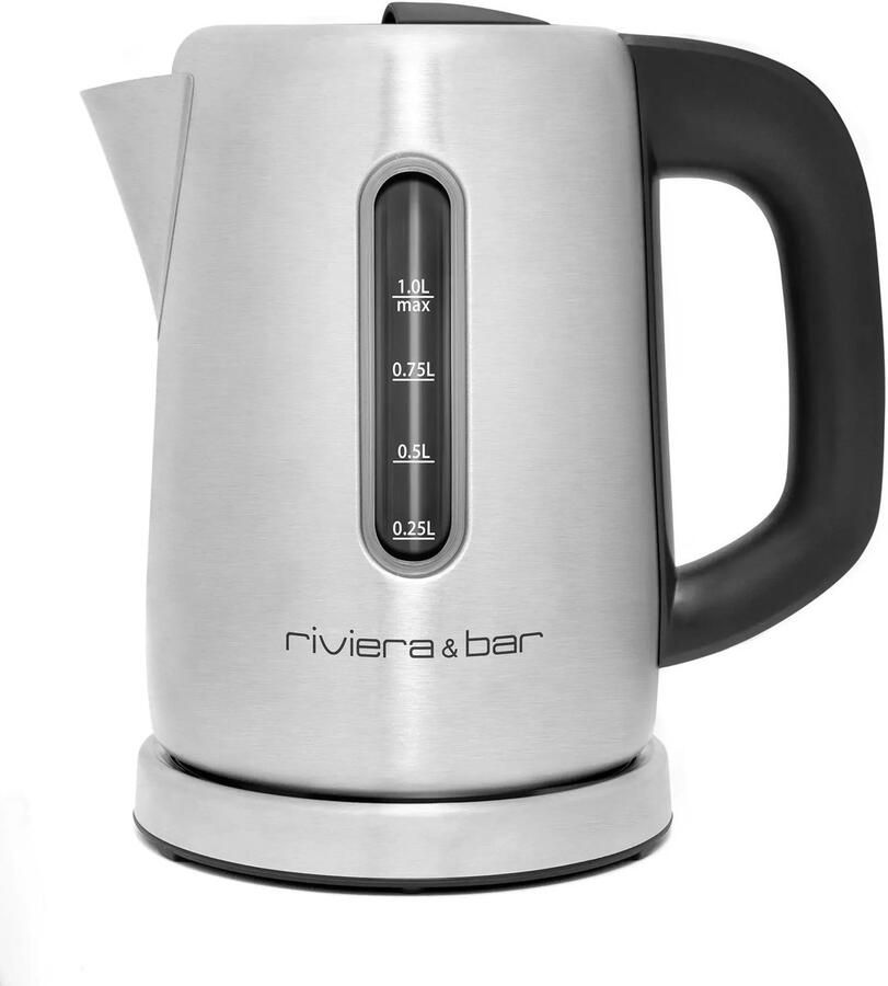 Riviera&bar Waterkoker Maya -1 L Parelmoer zwart