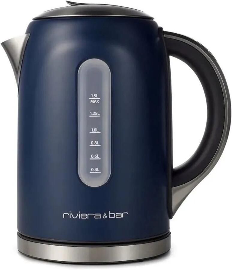 RIVIERABAR Waterkoker Mila 1 5 L Blauw
