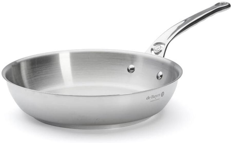 Roestvrijstalen koekenpan 24 cm Vaatwasserbestendig