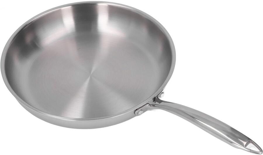 Roestvrijstalen Koekenpan 28 cm 304 RVS 3 Lagen