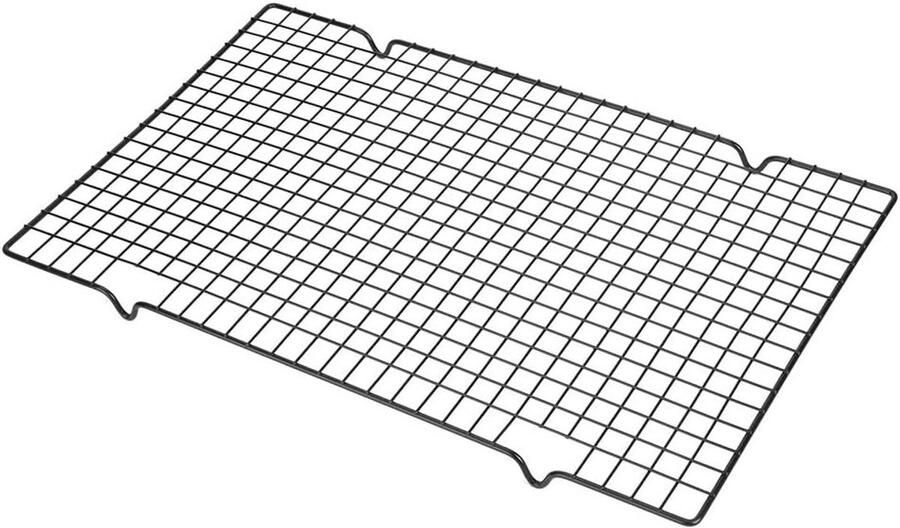 Roestvrijstalen Koelrek voor Bakplaten Ideaal voor Koelen van Koekjes Taarten en Gebak 15.9x10 Inch Antiaanbak Ontwerp en Duurzaam Gebruik