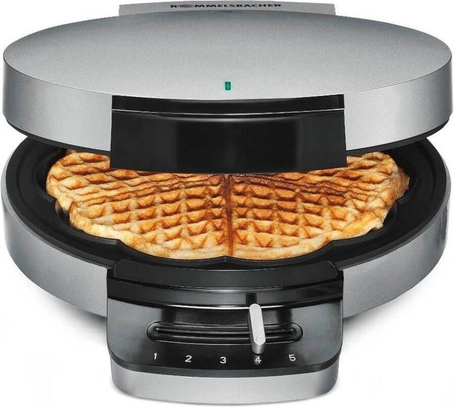 Rommelsbacher WA750 Wafelijzer 750W Zilver - Foto 2