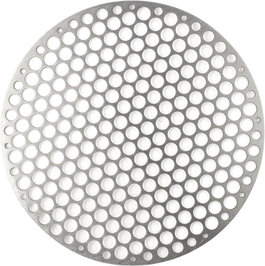 Rond Grillrooster Zilver 28 CM Roestvrij Staal Voor Barbecue en Koken