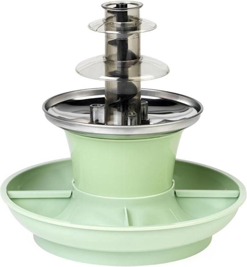 RONN Chocoladefontein Chocolade fontein Chocolade druppels Groen ‎23cm x 23cm x 22cm