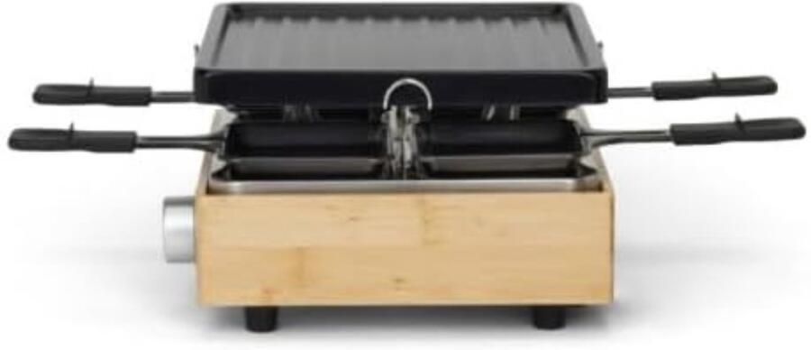 RONN Gourmetstel 4 personen Gourmetstellen Gourmet Zwart-‎ ‎26cm x 25cm x 15 cm; 2 kg