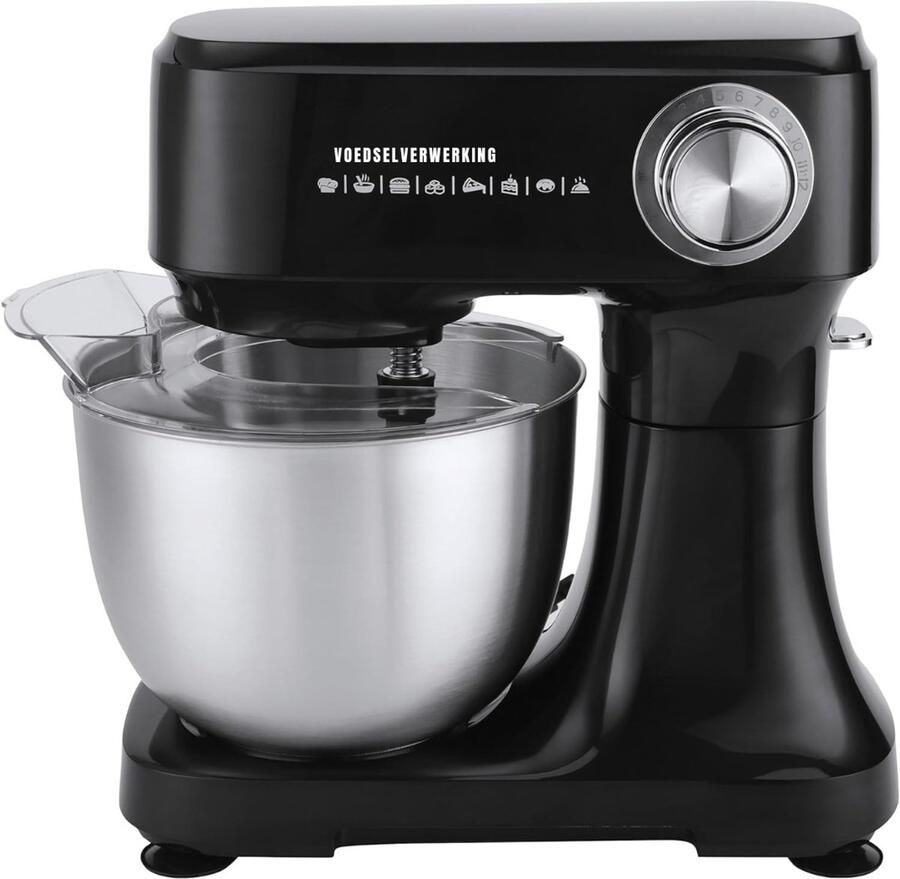 RONN Mixer met mengkom Mixer met mengkom keukenmachine Zwart 10cm x 28cm x 32cm