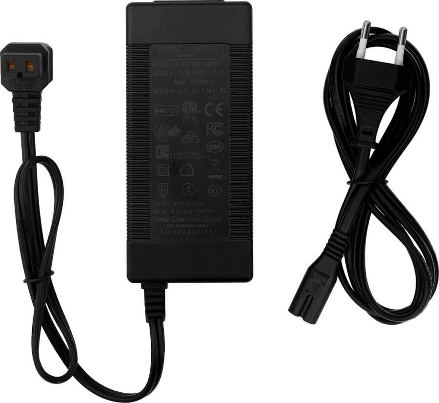 Rootz Living Rootz Binnenadapter Stroomomvormer Spanningstransformator Elektrische regelaar AC-voeding Elektrische omvormer Koelboxstekker Zwart 8 0x5 7x1 5inches