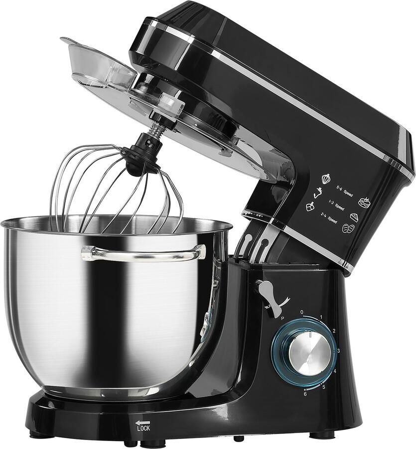 Homcom Mixerstandaard Aluminium roestvrij staal 37 x 31 x 34 cm Zwart