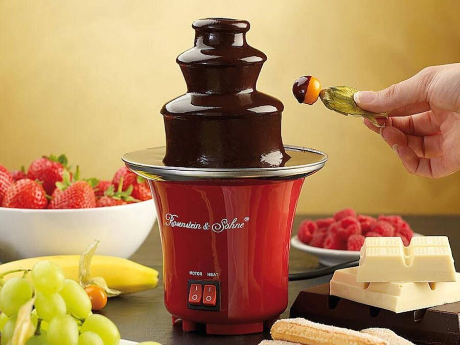 Rosenstein & Söhne chocoladefontein: mini chocolade fontein chocolade fondue