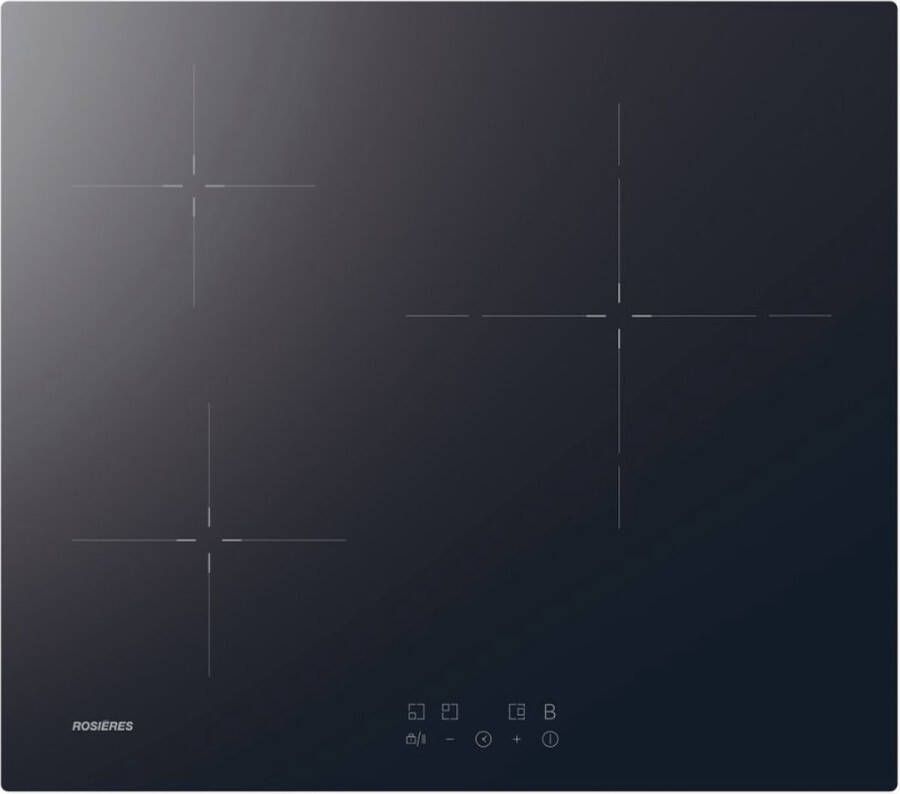 Rosieres inductiekookplaat 3 branders 59 x 52 x 5 8 cm RI633CBB