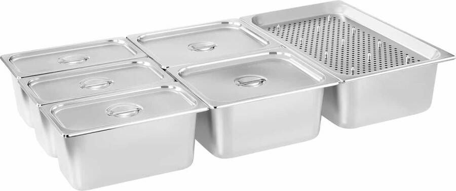 Royal Catering Bain-Marie 6 GN met vleesopzetstuk en aftapkraan - Foto 3
