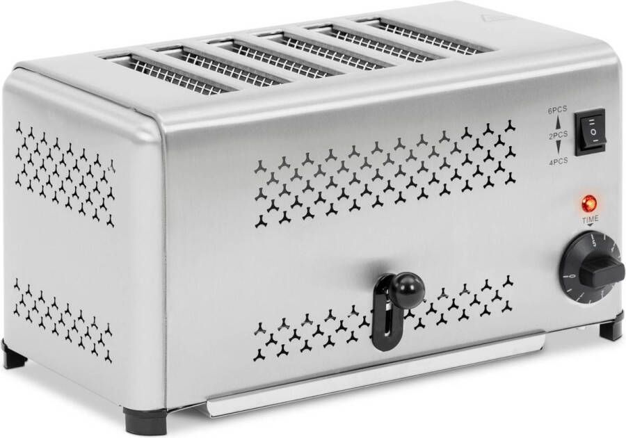 Royal Catering Broodrooster 2500W 6 sleuven