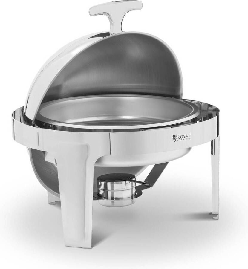 Royal Catering Chafing Dish bolle bovenkant 6 L 1 brandstofreservoir