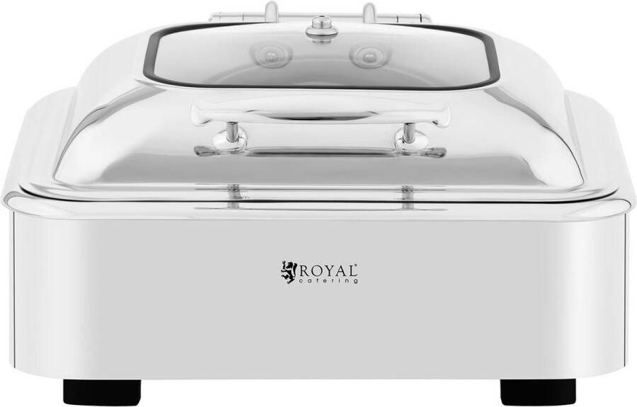 Royal Catering Chafing dish GN 2 3 5.3 L kijkvenster - Foto 2