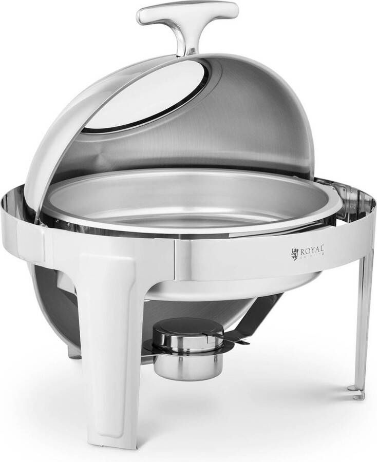 Royal Catering Chafing dish rond met kijkvenster 5.8 L