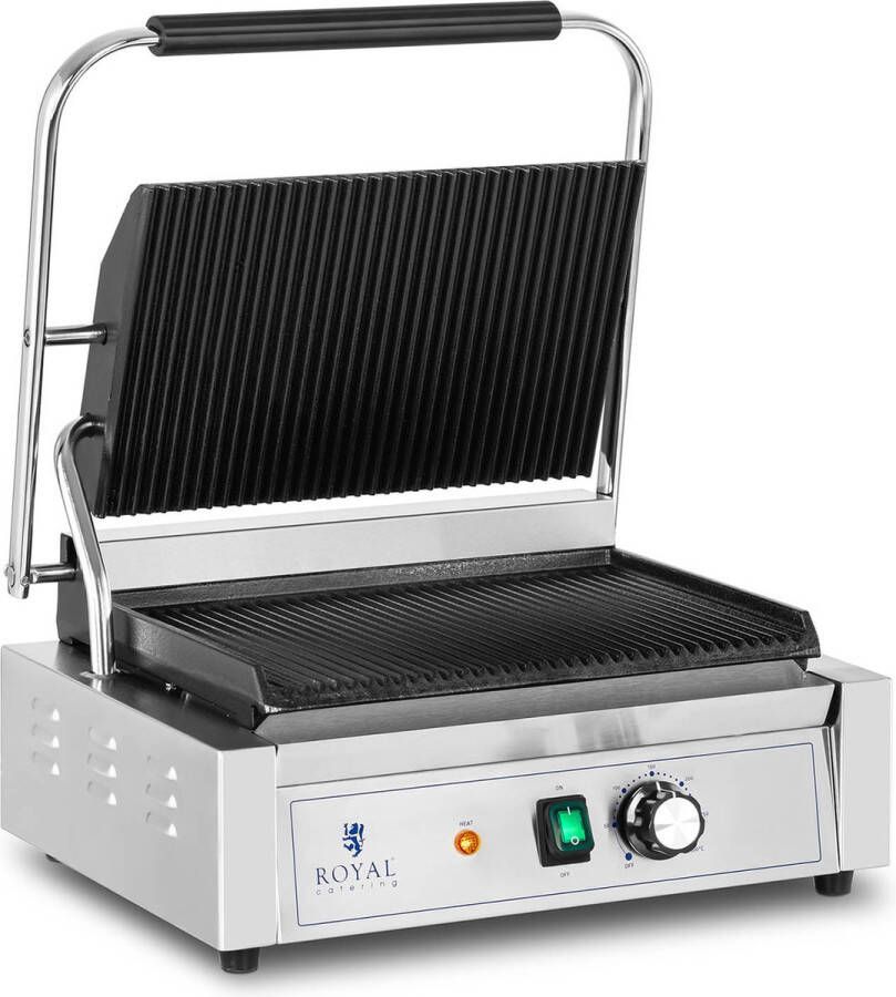 Royal Catering Contactgrill- 2.200 W geribbeld - Foto 1