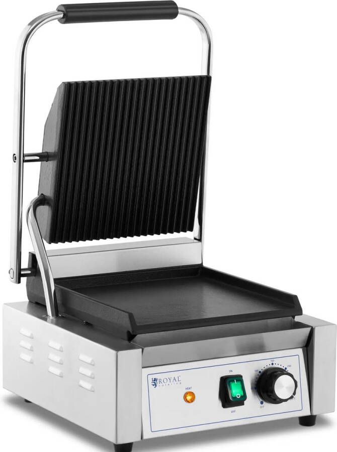Royal Catering Contactgrill Rainurée + Lisse 1800 W - Foto 2