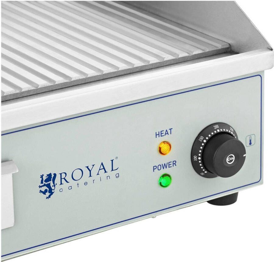 Royal Catering Dubbel Elektrische grill 400 x 730 mm 2 x 2.200 W