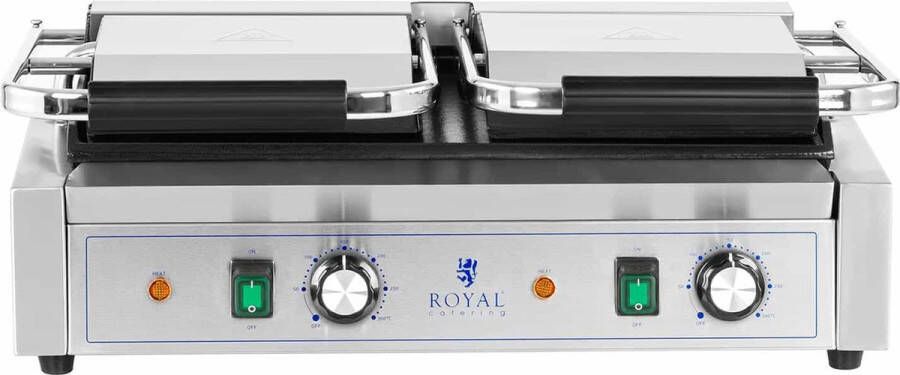 Royal Catering Dubbele contactgrill Flat 3.600 W - Foto 2