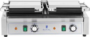 Royal Catering Dubbele contactgrill Flat 3 600 W