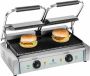 Royal Catering Dubbele contactgrill geribbeld 2 x 1.800 W - Thumbnail 2