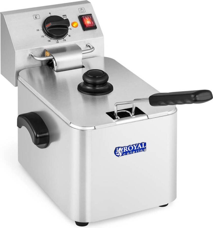 Royal Catering Elektrische friteuse 8 L EGO-thermostaat - Foto 1
