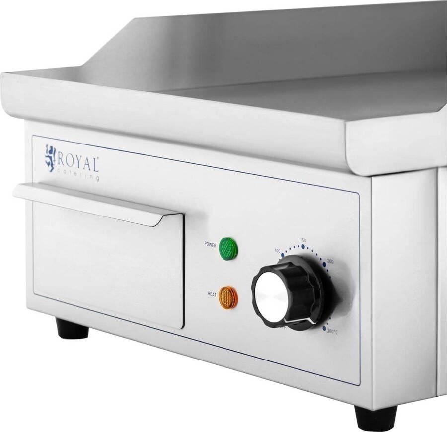 Royal Catering Elektrische grillplaat 350 x 380 mm royal_catering 2.000 W