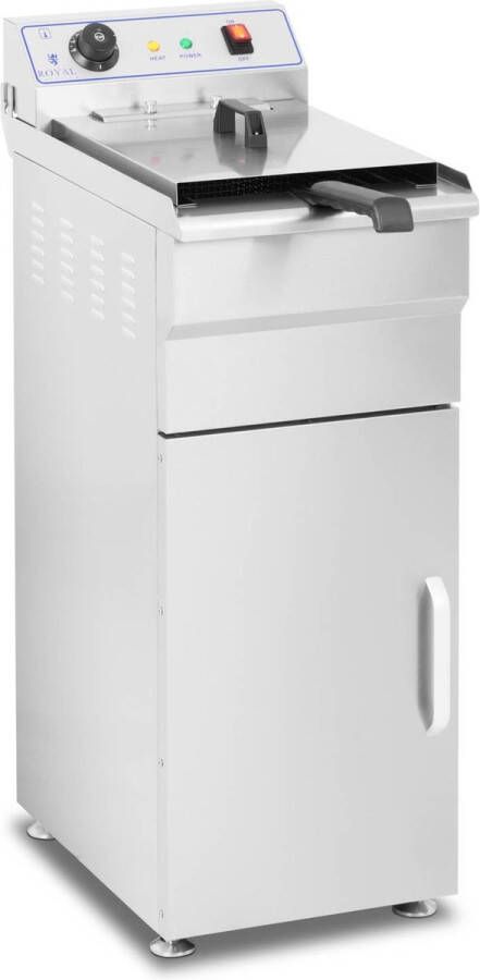Royal Catering Elektrische friteuse 16 liter Kabinet