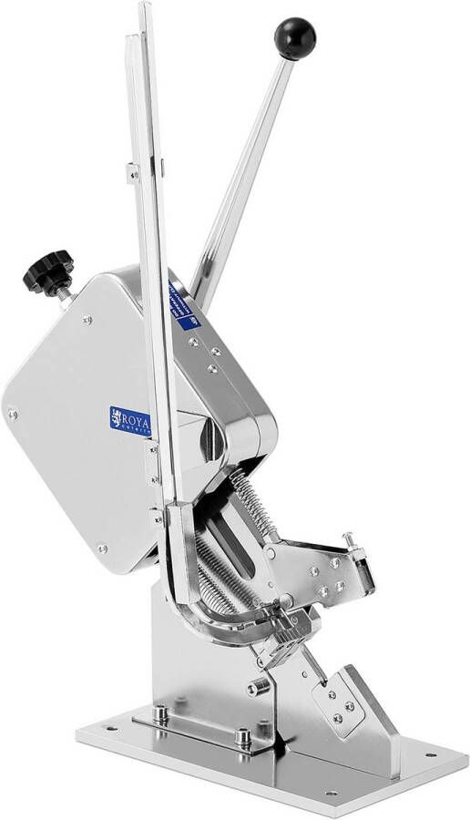 Royal Catering Handmatige worstknipper ijzer (verchroomd) incl. 200 clips