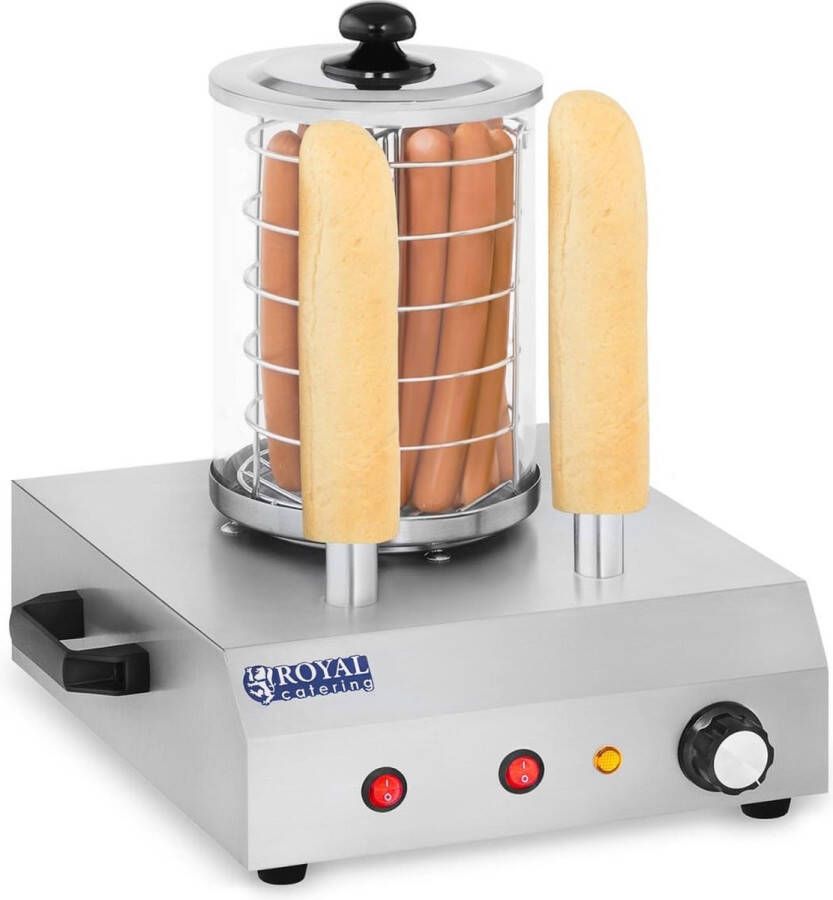 Royal Catering Hot Dog Maker 2 toastpennen 422 W