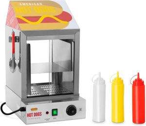 Royal Catering Hotdog stoompan 100 hotdogs 25 broodjes 1000 W