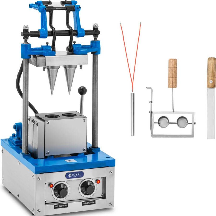 Royal Catering Ijshoorntjesmachine 2100 W 50 60 stuks h 60 120 s Koninklijke Horeca
