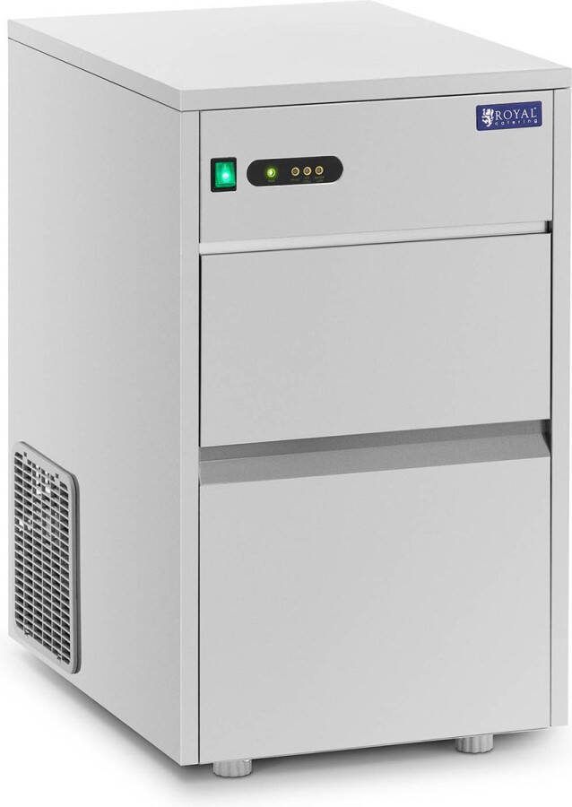 Royal Catering IJsmachine 50kg 24u 7 kg capaciteit 310 W RVS
