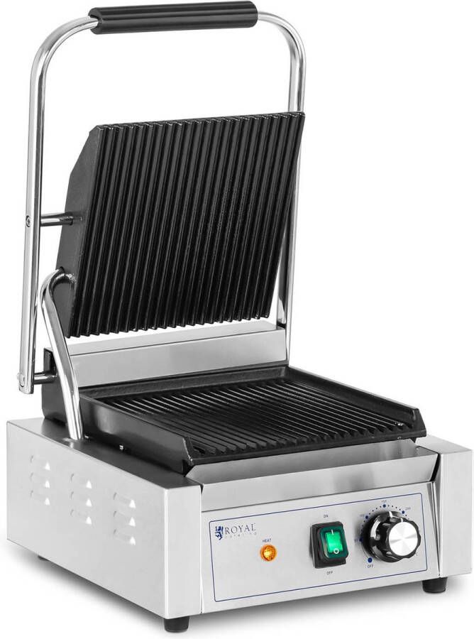 Royal Catering Neem contact op met de grill 1.800 W geribbeld - Foto 2