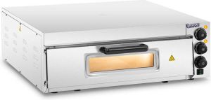 Royal Catering Pizzaoven 1 kamer Ø 60 cm glazen deur