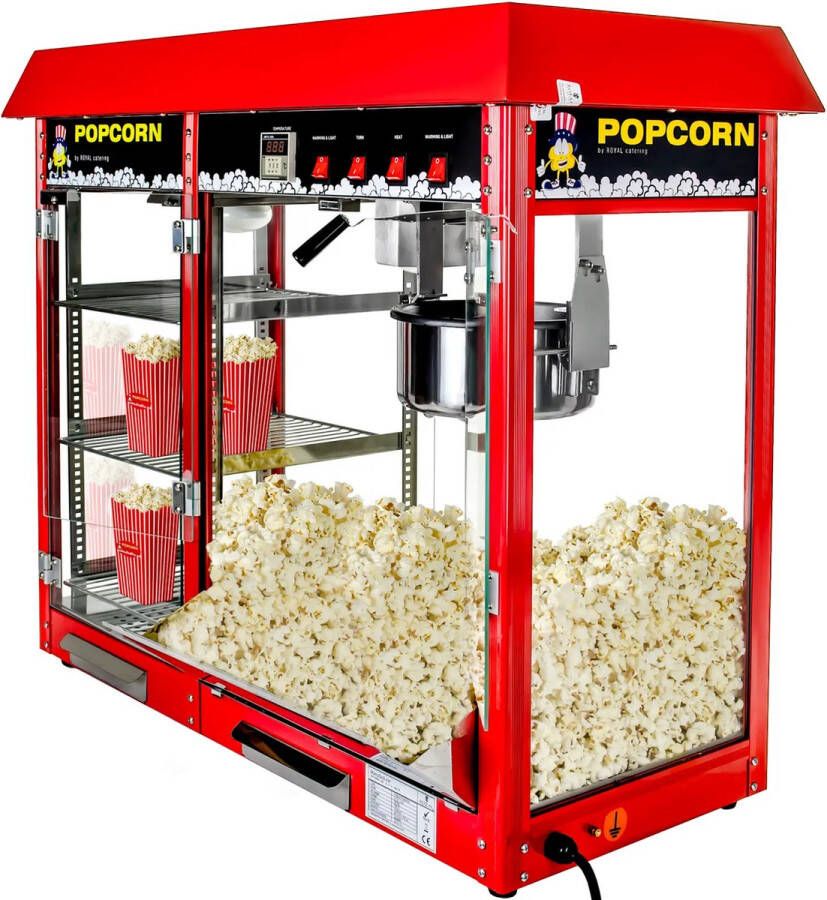 Royal Catering Popcorn Machine rood