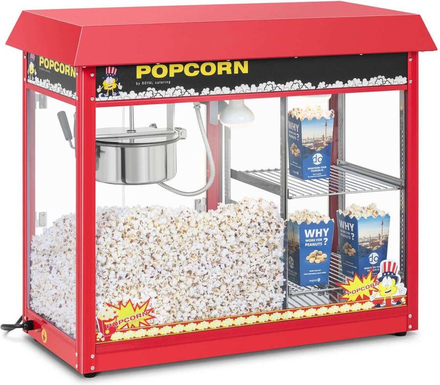Royal Catering Popcorn Machine rood - Foto 1