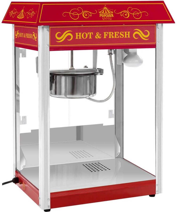 Royal Catering Popcornmachine Retro design Rood - Foto 1