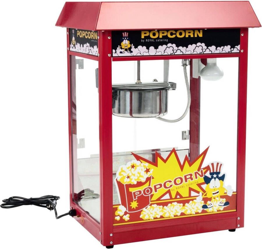 Royal Catering Popcorn Machine Rood dak - Foto 2