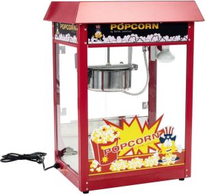 Royal Catering Popcornmachine Rood dak