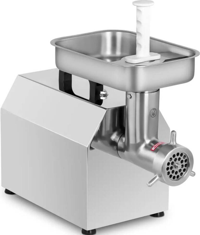 Royal Catering Roestvrijstalen vleesmolen 220 kg u incl. 3 worstopzetstukken