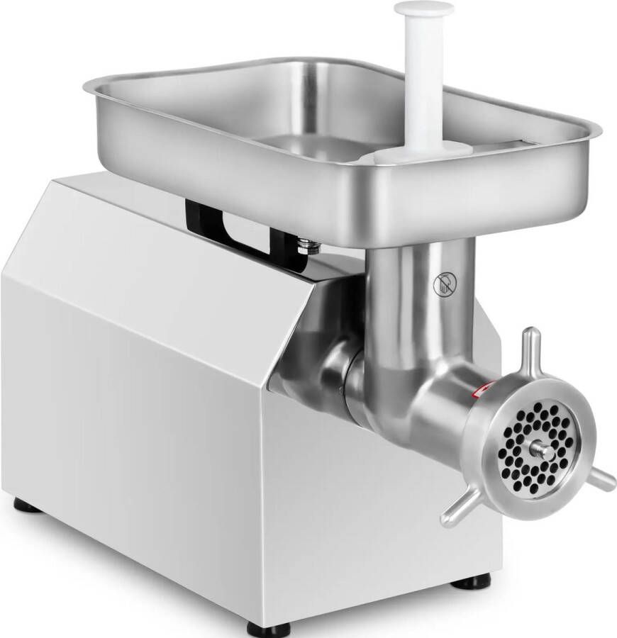 Royal Catering Roestvrijstalen vleesmolen 480 kg u incl. 3 worstopzetstukken