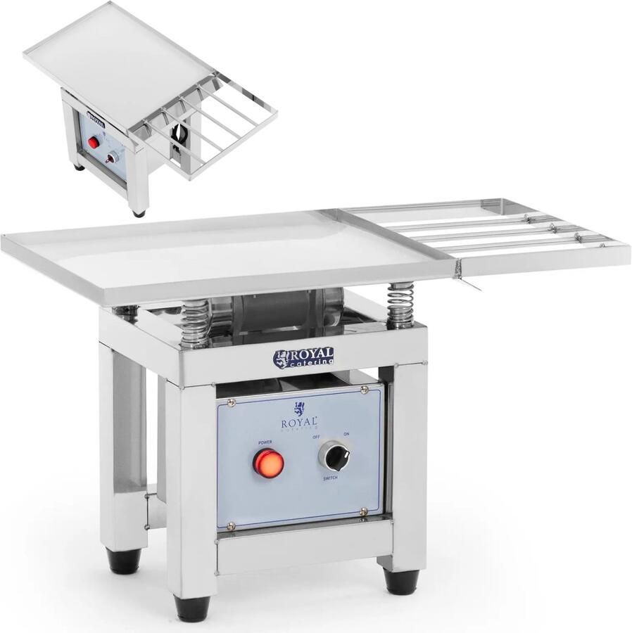 Royal Catering Chocolade triltafel RVS 45 W