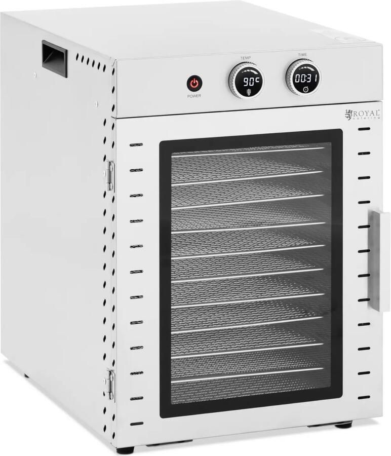 Royal Catering Droogoven 1000 W 12 niveaus 40 l