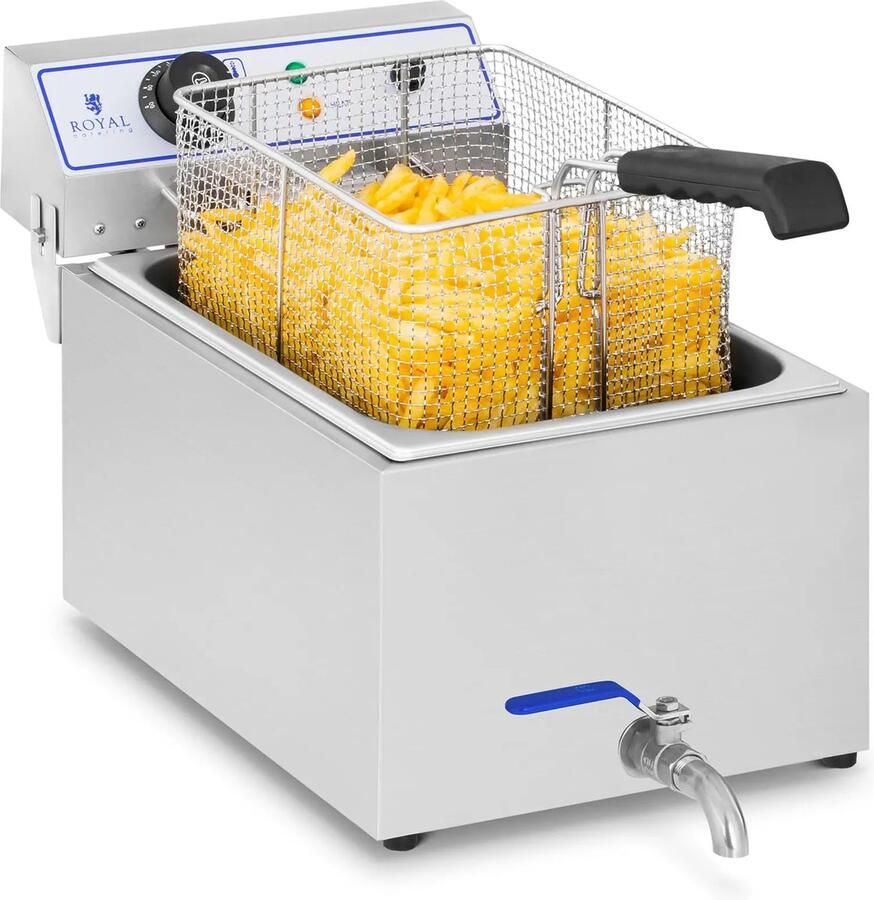 Royal Catering Elektrische friteuse 17 Liter ook geschikt voor vis