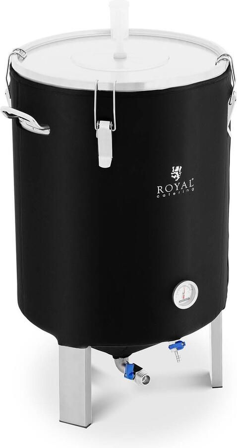 Royal Catering Fermentatieketel 60 L 0 40 °C roestvrij staal met isolatiemantel