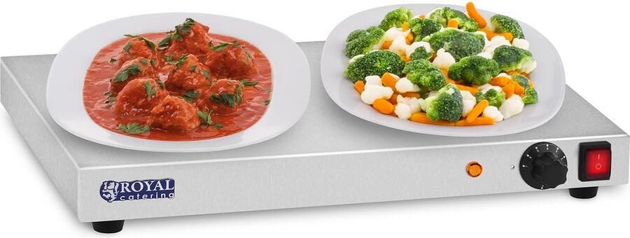 Royal Catering Kookplaat 250 W RVS 50 cm