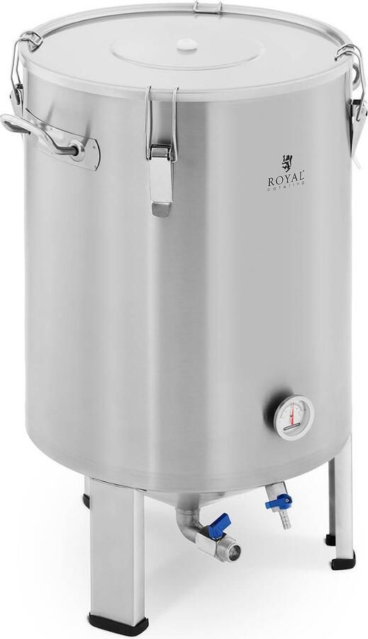 Royal Catering Pureerketel 60 L 0 40 ° C roestvrij staal